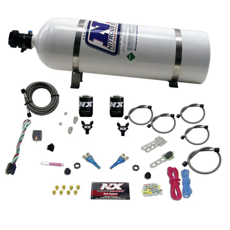Nitrous Express Dual-Nozzle Efi Nitrous Kit – 100–300 Hp, Includes 15Lb Bottle, Dodge-Compatible 1
