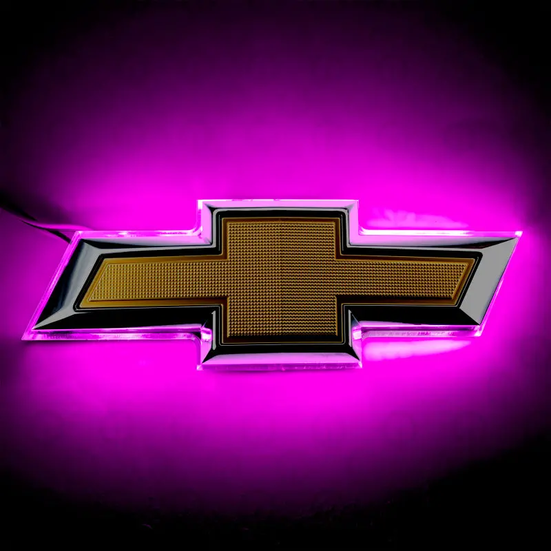 Oracle Dual-Intensity Illuminated Bowtie Emblem For 2014–2015 Chevrolet Camaro – Pink Color Option 1
