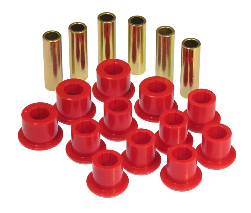 Prothane 98-08 Ford Ranger Rear Leaf Spring Bushings - Red 1