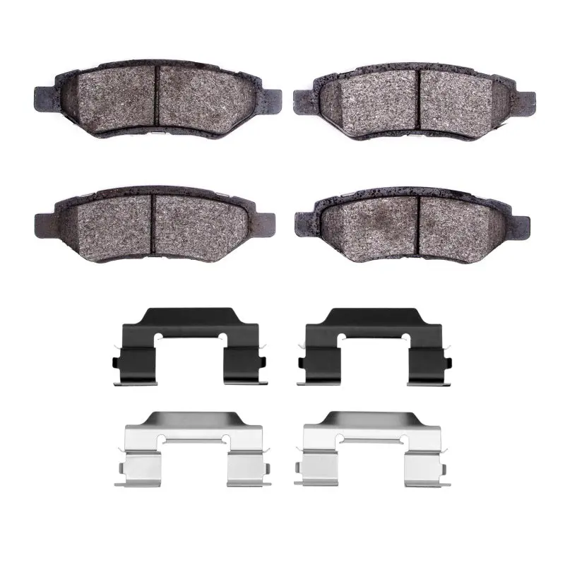 R1 2008-2016 Cadillac Cts Rear R1 Semi Met Pads & Hardware Kit 1