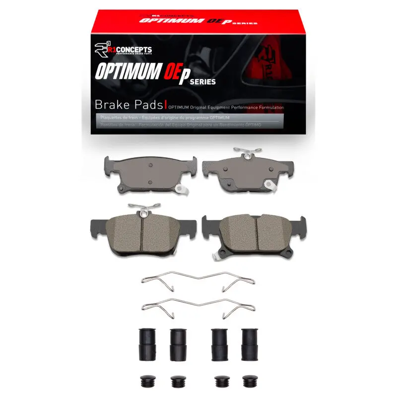 R1 Optimum Oe Brake Pad & Hardware Kit For 2016–2020 Buick Envision – Rear 1