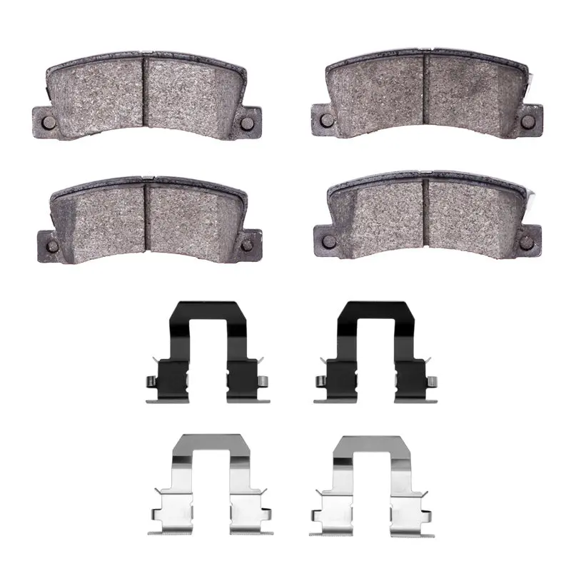 R1 Optimum Oe-Style Rear Brake Pad & Hardware Kit For 1994–1997 Toyota Celica 1