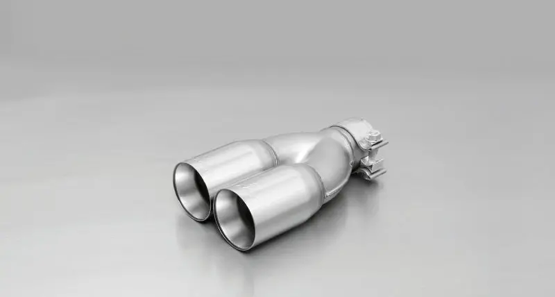 Remus Chrome Single Tailpipe – 76Mm Straight-Cut Exhaust For 2005 Seat Toledo 1.6L 1