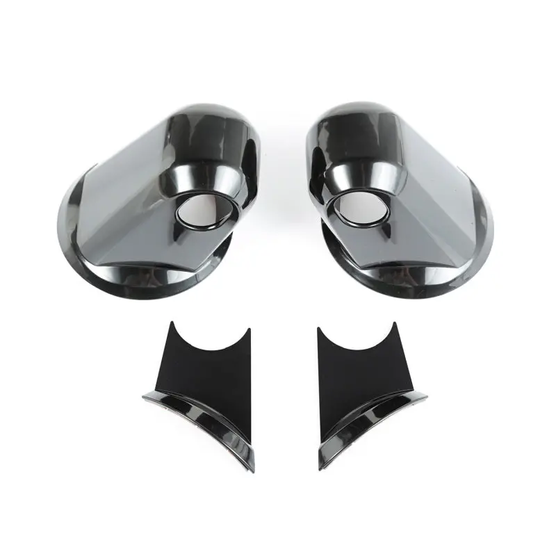 Rugged Ridge Paintable Mirror Arm Covers – Black, Fits 2007–2018 Jeep Wrangler Jk 1