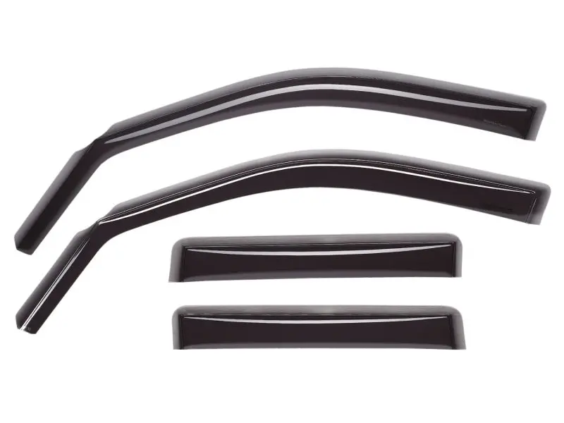 Weathertech 13+ Ford Fusion Front And Rear Side Window Deflectors - Dark Smoke 1