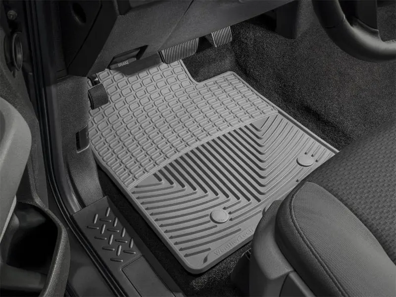Weathertech Front Rubber Floor Mats For 2007–2011 Toyota Yaris – Sleek Grey Finish 1