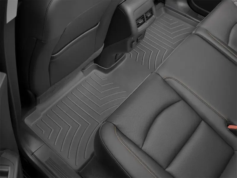 Weathertech Rear Floorliner For 2016+ Tesla Model X (5-Passenger) – Premium Black Fit 1