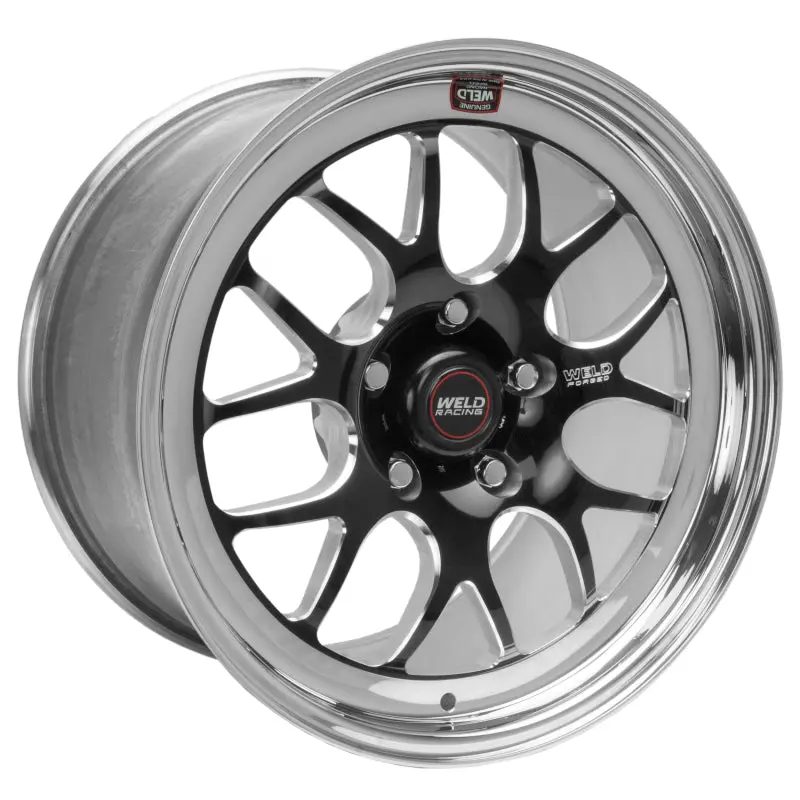 Weld Racing S77 Black High-Pad Forged Aluminum Wheel — 17×10.5", 5×120Mm Bolt Pattern, 7.7" Backspacing, Non-Beadlock 1