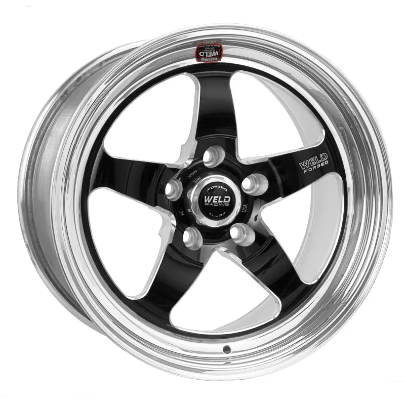 Weld S71 17X11In Black Non-Beadlock Wheel – 5X4.5In Bolt Pattern, 7.9In Backspacing, Low Pad Profile 1