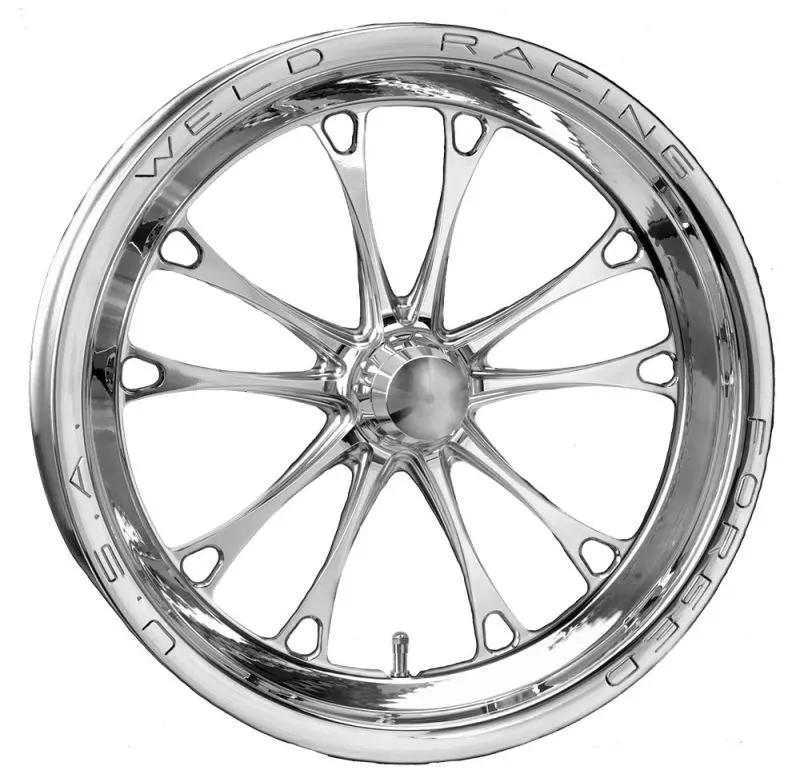 Weld V-Series Anglia Spindle Wheel – 15×3.5, 1.75In Backspace, Polished Non-Beadlock Design 1