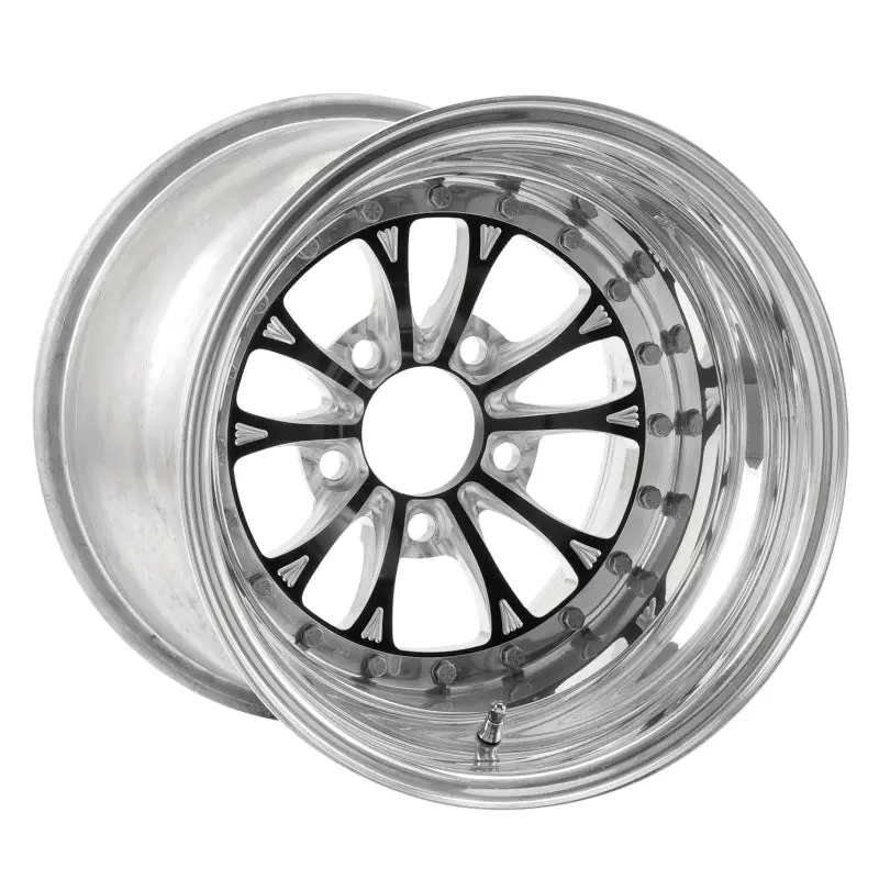 Weld Vitesse Non-Beadlock Black Wheel — 15X4", 5X4.75" Bolt Pattern, 1.5" Backspace 1