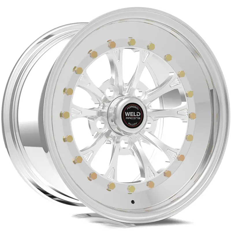 Weld Vitesse Non-Beadlock Wheel — 15X12", 5X4.75", 3.5" Backspace, Gloss Black 2