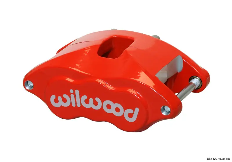 Wilwood D52 Red Caliper With Dual 2.00-Inch Pistons And 1.04-Inch Disc Compatibility 1