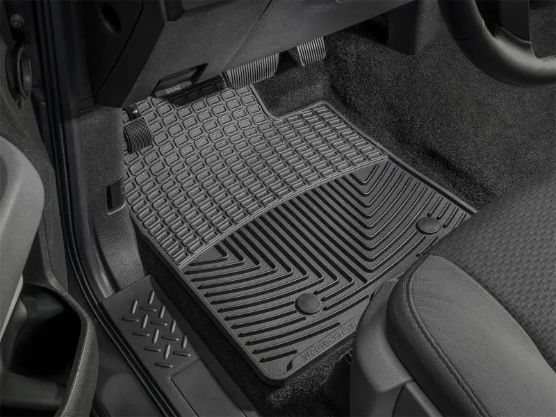Wt Rubber Floor Mat – Rear Fitment, Black 1